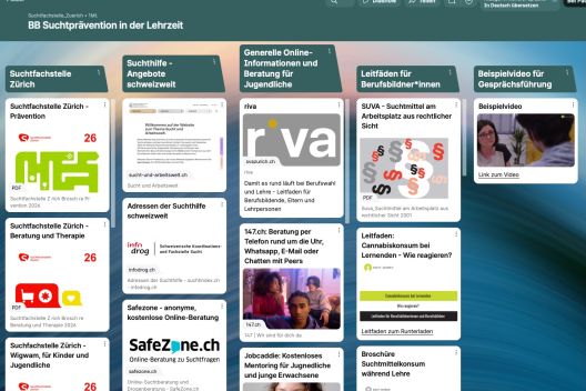 Suchtprävention während der Lehrzeit: Wissen auf einen Blick